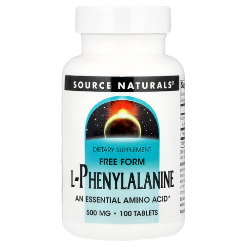 Source Naturals, L-фенилаланин, 100 таблеток
