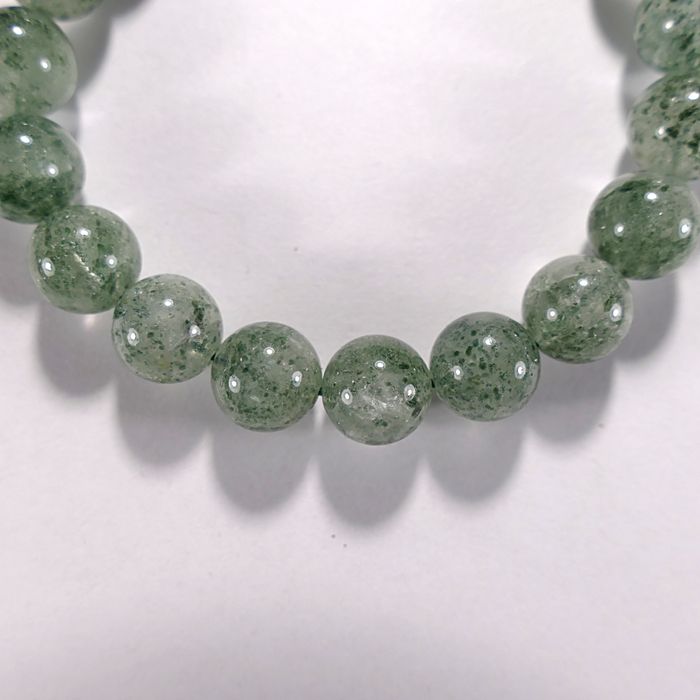 Бусина из кварца с авантюрином, шар гладкий 10 мм