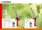 GRINDA HX-350, 350 мм, лезвия закалены, антикор. покрытие, храповый механизм, пила хромированная, режущий крюк, штанговый сучкорез (8-424431)
