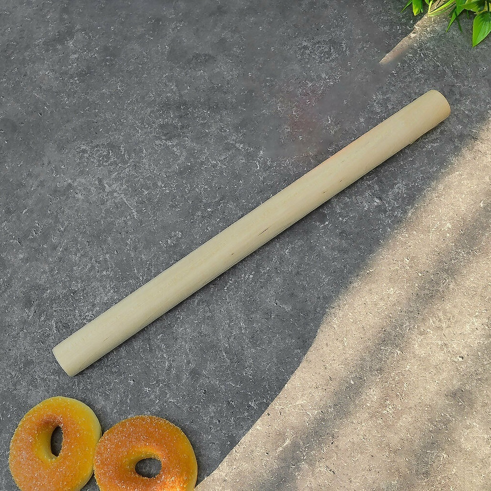 Скалка деревянная 40см береза цельная