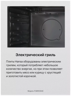 Комбинированная плита Hansa FCMW53040