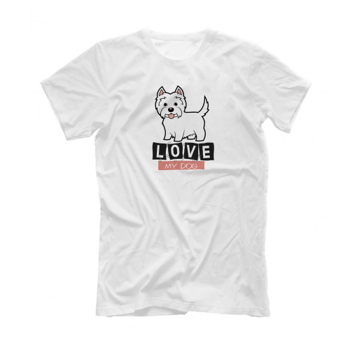 Футболка "Люблю моего Вестика"