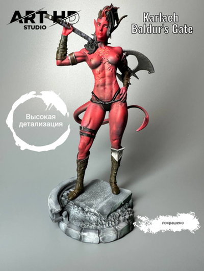 Karlach v2 Карлах Baldur's Gate обнаженная фигурка