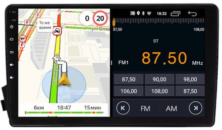 Магнитола для SsangYong Actyon 2005-2010, Kyron, Actyon Sports 2006-2016 - Parafar PF166LUX1FHD на Android 13, 8-ядер, 2Гб+32Гб, CarPlay, 4G SIM-слот