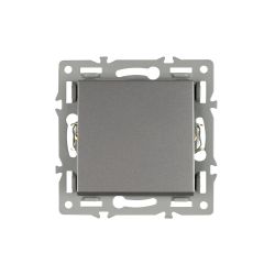 Механизм выключателя одноклавишный непроходной SWT-MK01-PL-GR (250V, 16A) (Arlight, -) 043712