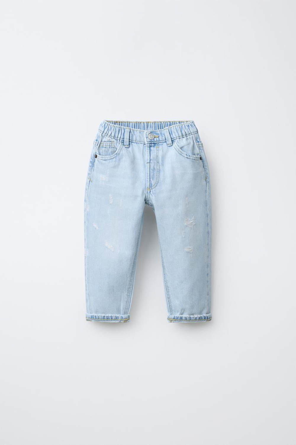 ZARA ДЖИНСЫ BAGGY, ГОЛУБОЙ