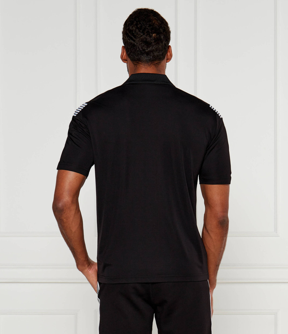 Поло EA7 - черный(6DPF13 PJRGZ)