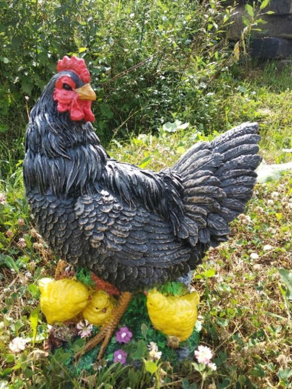 Курица с цыплятами