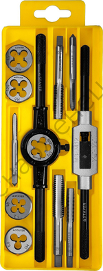 STAYER MaxCut 12 предмета, Набор метчиков и плашек (28012-H12)