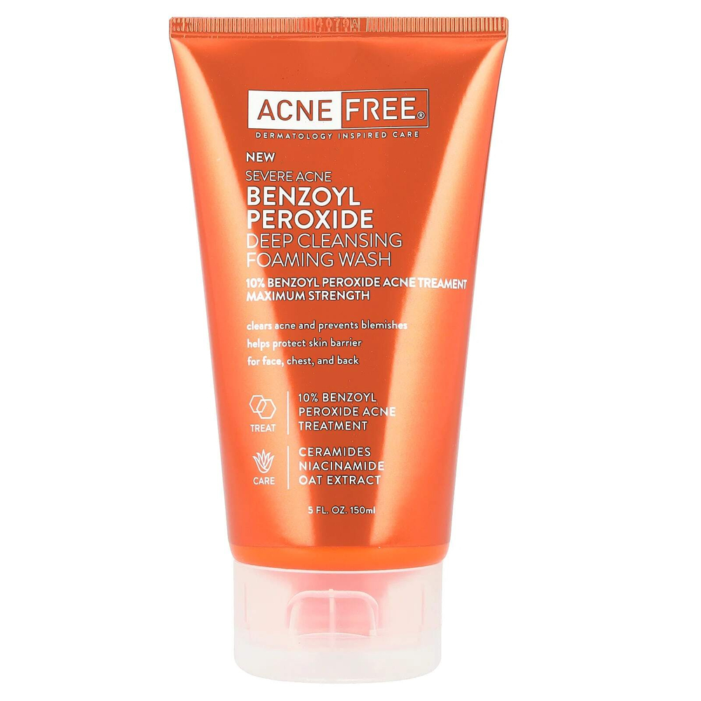 ACNE FREE, Severe Acne, глубоко очищающая пенка для умывания, максимальная эффективность, 150 мл (5 жидк. Унций)