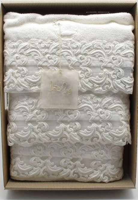 Набор полотенец 3шт Arte Pura 4.880.PF 900 RETRO ваниль