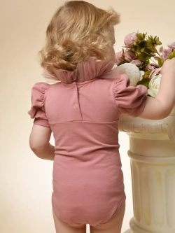 Боди с декоративным воротничком