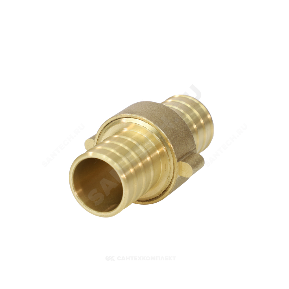 Соединитель штуцерный латунь разъемный для шланга Дн 35 9105 Aquasfera 9105-05