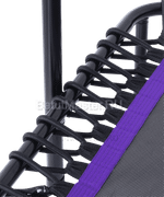 Каркасный батут с Т-образной ручкой, диаметр 4 фт, черно - фиолетовый