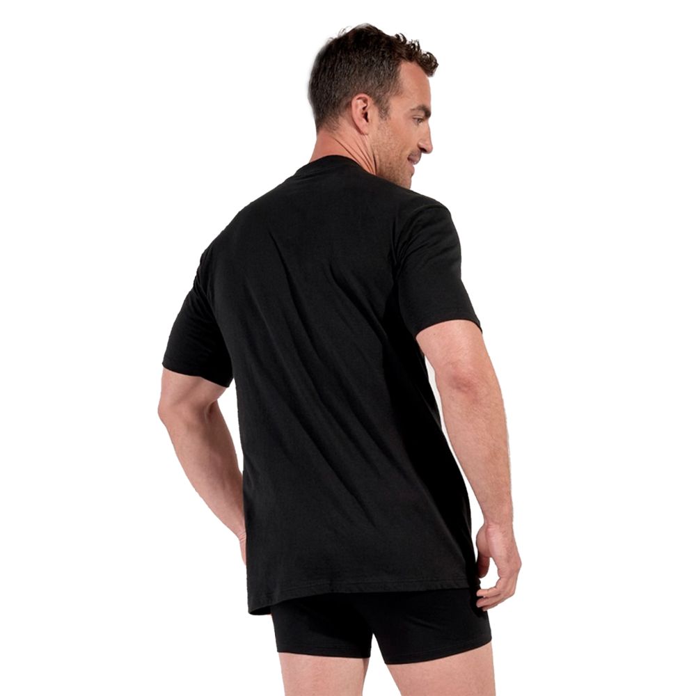 Мужская футболка черная HOM Harro 40-5508-M014