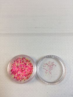 Бульонки пластиковые для дизайна ногтей, микс