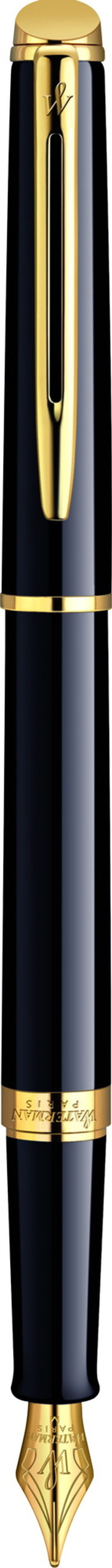 Перьевая ручка Waterman Hemisphere, цвет: Mars Black/GT, перо: F