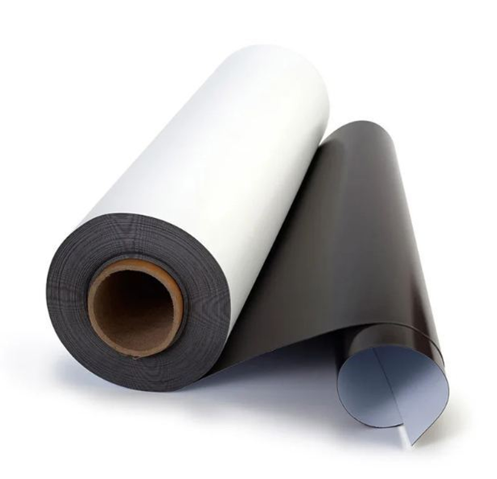 Магнитный винил с ПВХ слоем 0,62 x 30 м, толщина 0,7 мм