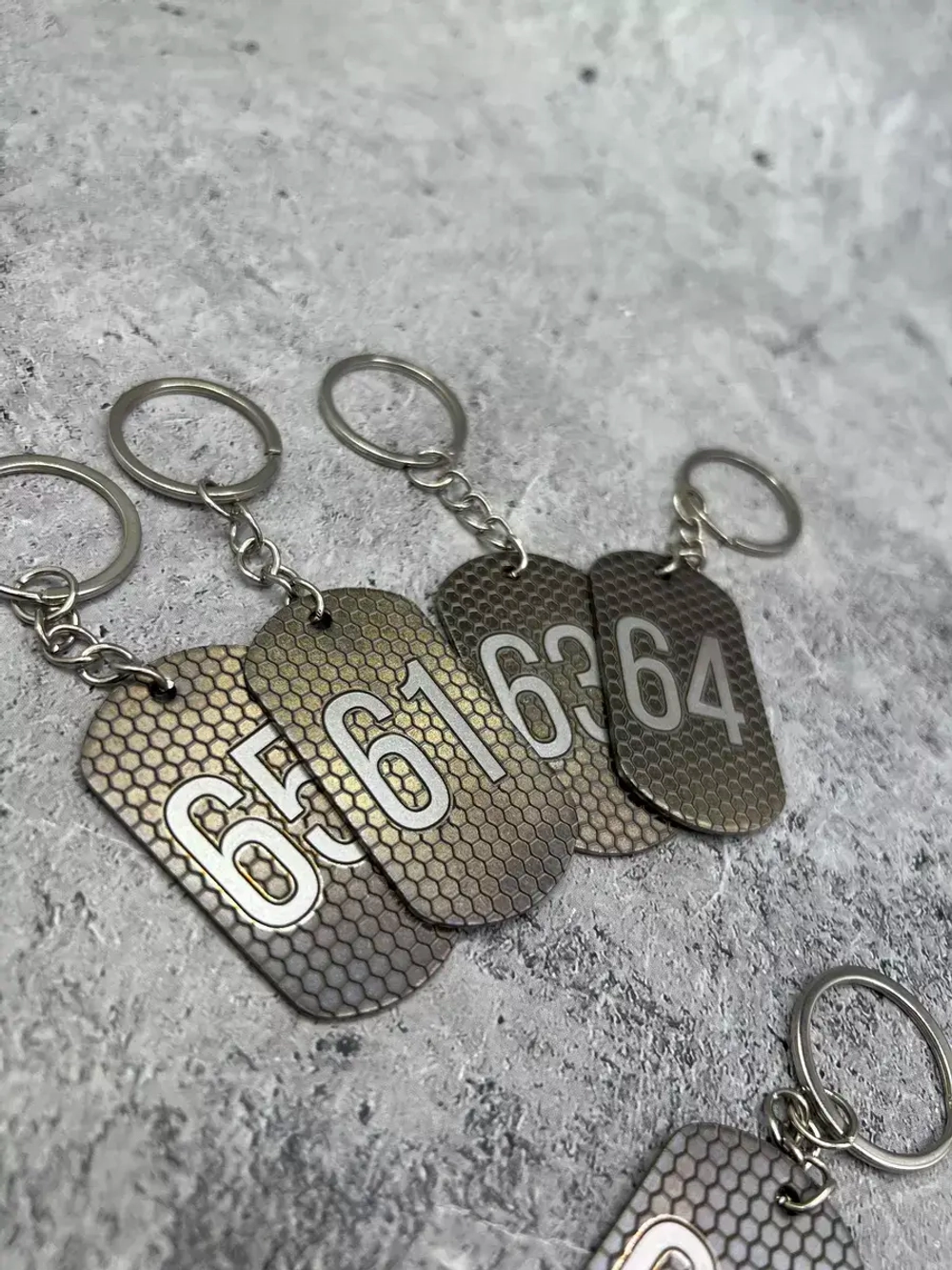 Номерки на ключи металлические 61-65