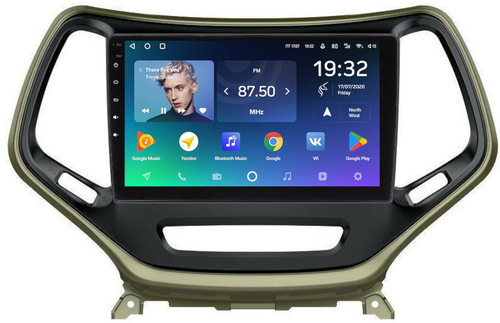 Магнитола для Jeep Cherokee 2014+ - Teyes CC2 PLUS монитор 10.1" QLED, Android 10, Быстрая, SIM-слот