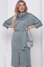 Платье Стильная Леди (серо-зеленое) П11555 LT Collection