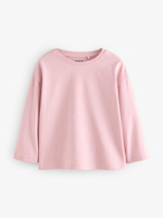 Лонгслив для девочки Next E65-392, 7 шт., Молочный, Синий, Розовый