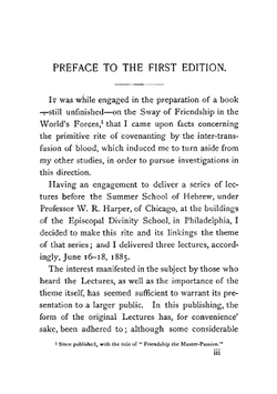 The Blood Covenant. A Primitive Rite and Its Bearings On Scripture | H. Clay Trumbull