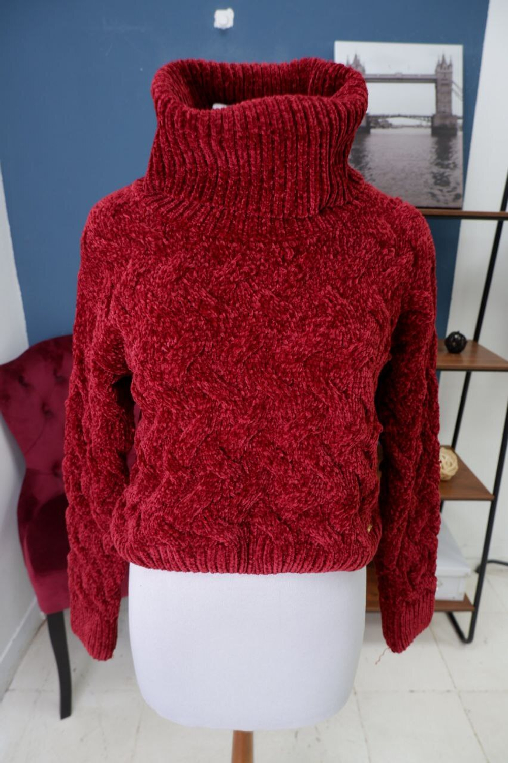 Свитер Fracomina Jeans с объемным воротником 44-46 размер