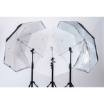 Зонт Lastolite LL LU3237F Umbrella All in One 72 см серебро/белый