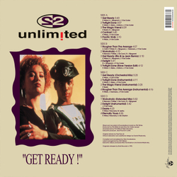 LP: 2UNLIMITED  — «Get Ready!» (1992/2021) [2LP Black Vinyl]