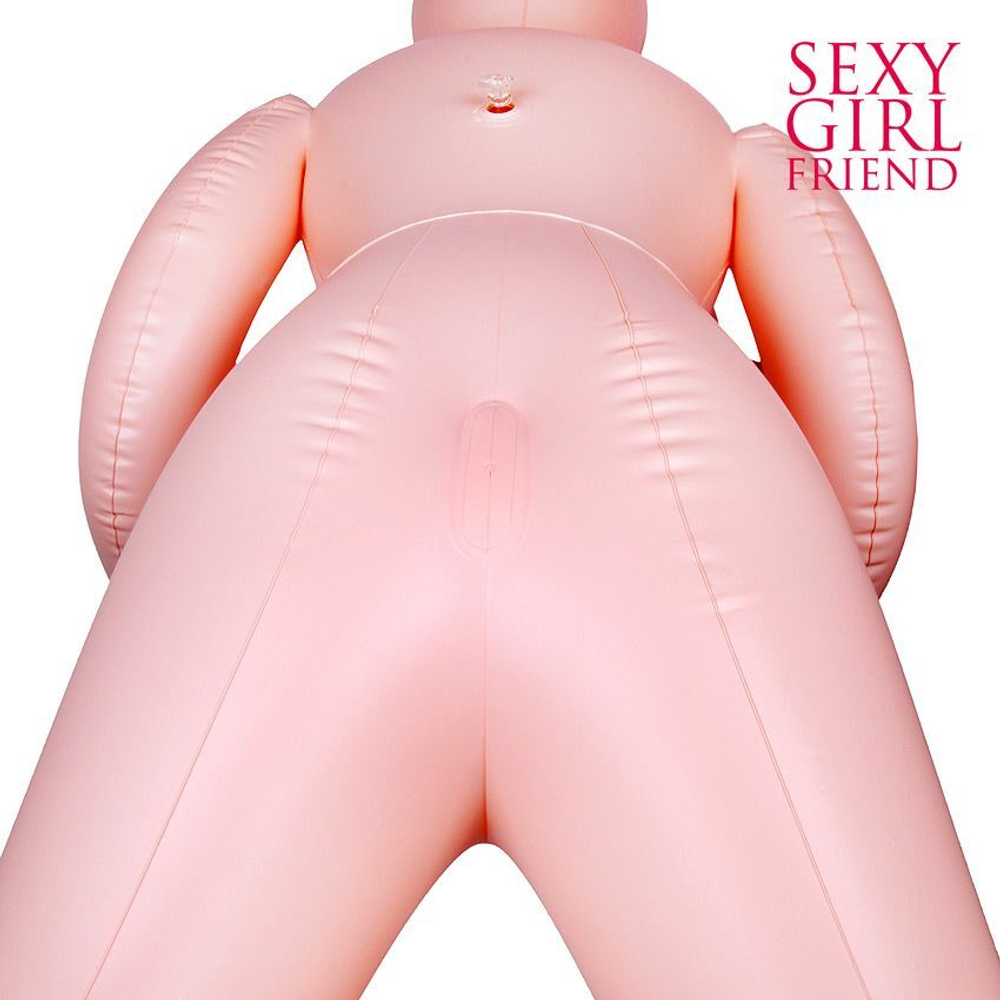 Надувная секс-кукла Bior toys Дарьяна, 3 отверстия, 150 см