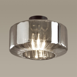 4746/1C PENDANT ODL21 409 дымчатый/черный Светильник потолочный E27 1*60W BINGA