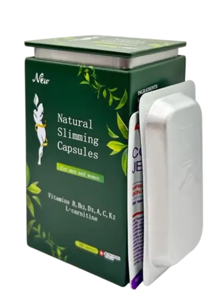 Natural Slimming Capsules S1 капсулы для похудения с картой коллаген