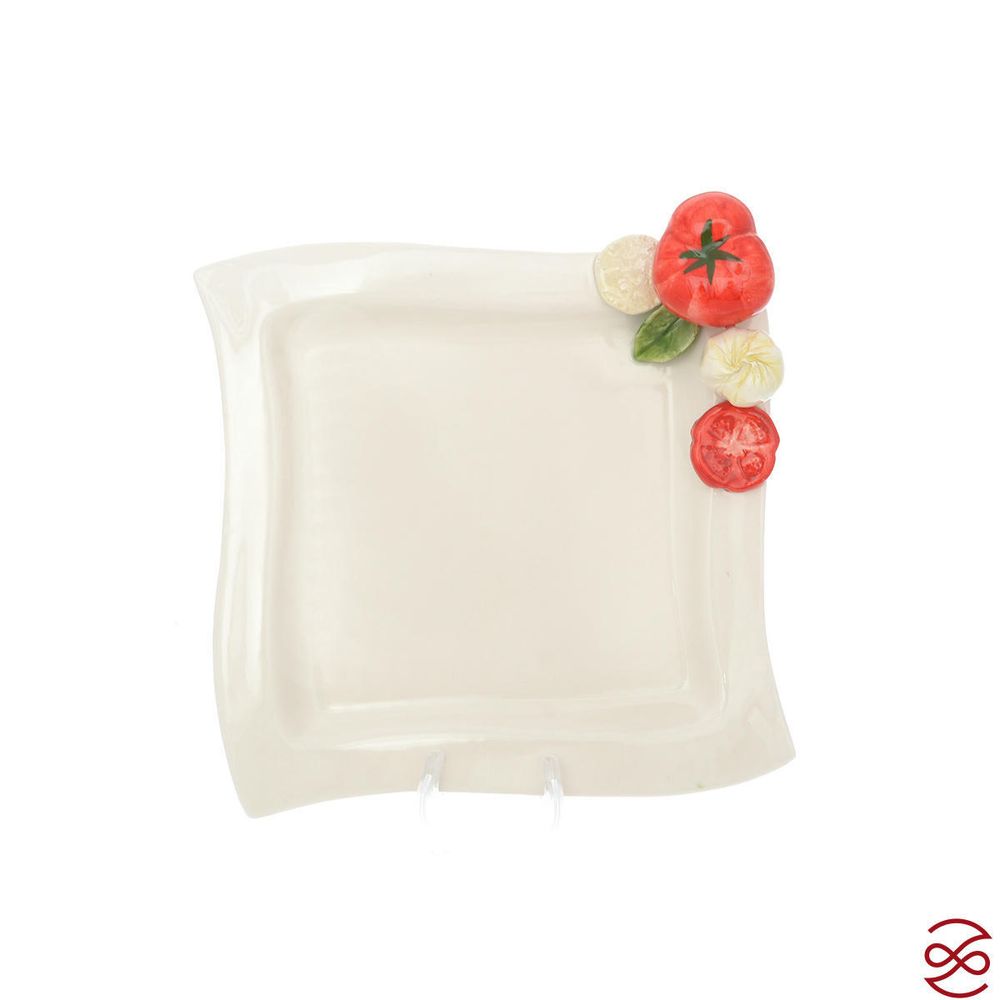 Блюдо квадратное Annaluma Моцарелла 25 см