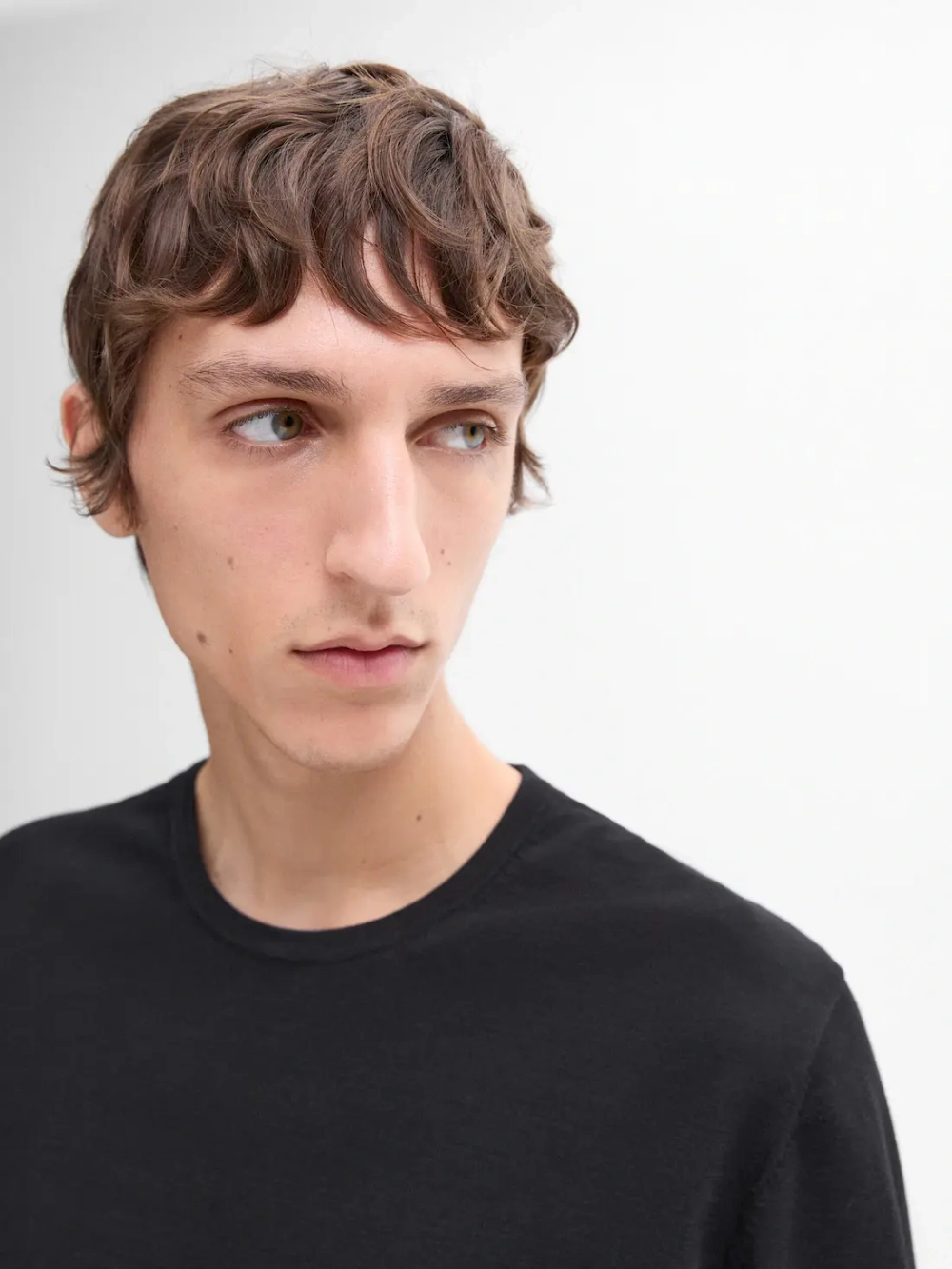 Massimo Dutti Хлопковый свитер с длинными рукавами, черный