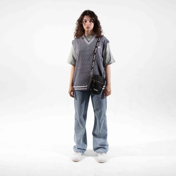 Сумка OG Logo Faux Leather черная - фото 3