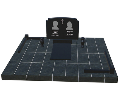 Готовое ритуальное сооружение 2,7м*2,4м (под ключ)