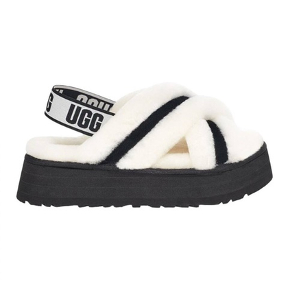 UGG Disco Cross Slide White