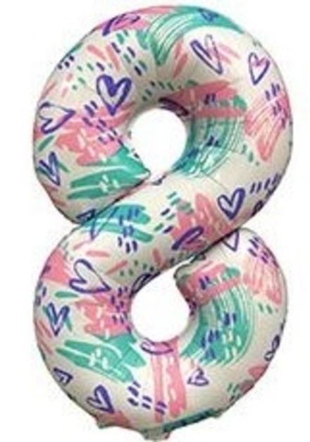 Цифра на 8 марта "Паттерн нежность"