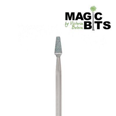 Magic bits корундовый конус малый "премиум" экстра мягкого абразива