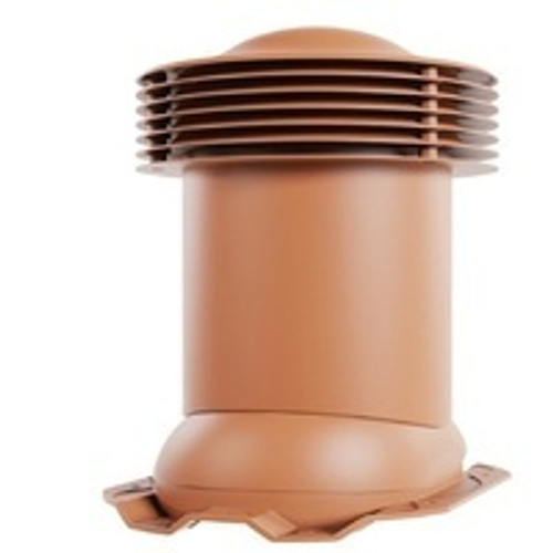 Труба вентиляционная Viotto D-110 H-550 для профнастила С20 RAL7024 утепленная