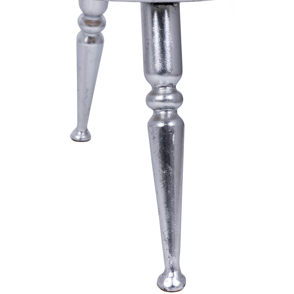 Банкетка Конте Грей Серебро