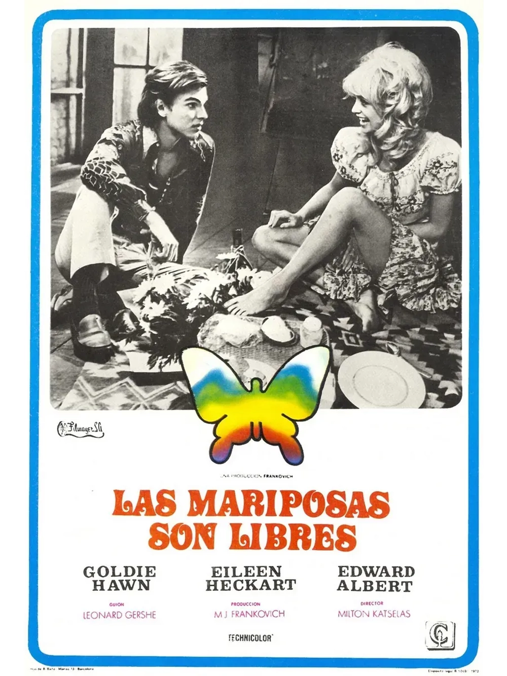 Бабочки свободны (1972) (КИНО USB)