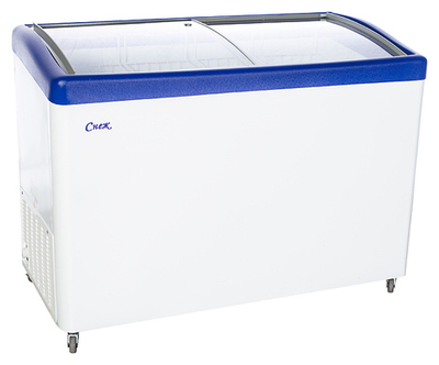 Ларь морозильный Снеж МЛГ-400 красный