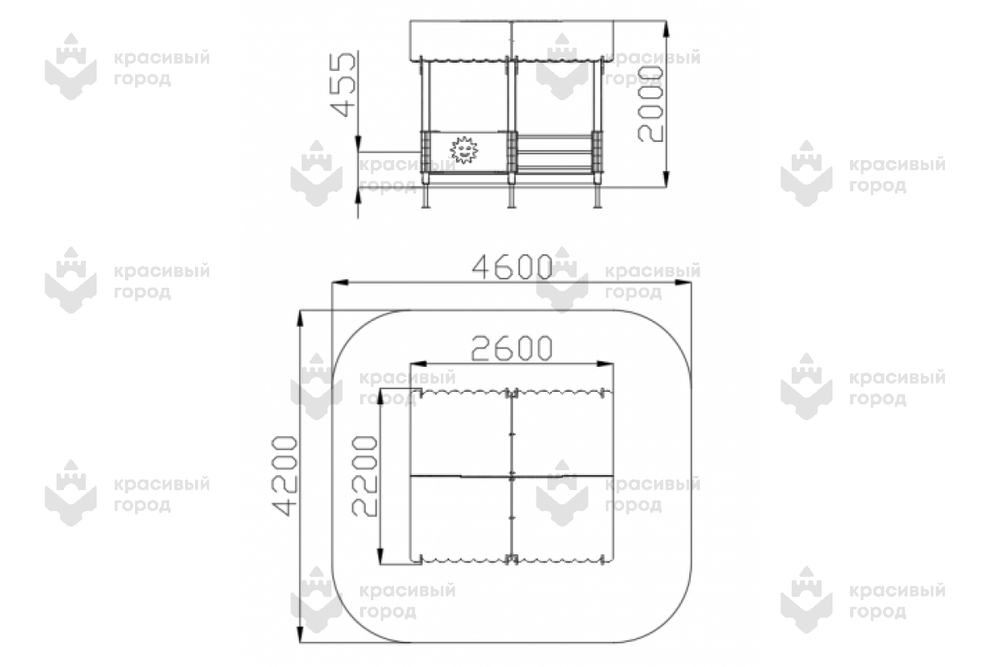 Беседка Солнце