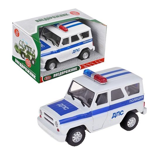 Инерционный внедорожник "ДПС" свет,звук.
