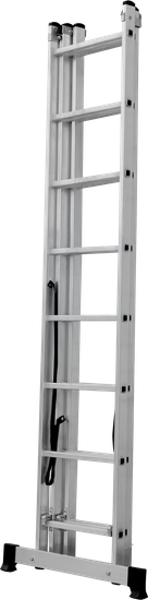 Лестница алюминиевая 3-х секционная 8 ступеней Новая высота NV1230 артикул 1230308