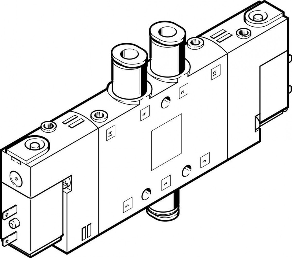 CPE14-M1BH-5J-QS-6 Распределитель с электроуправлением
