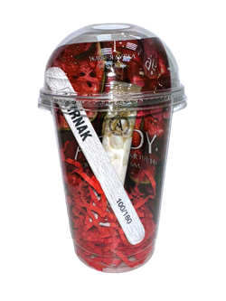 Бьюти-коктейль с пилочкой (красный)