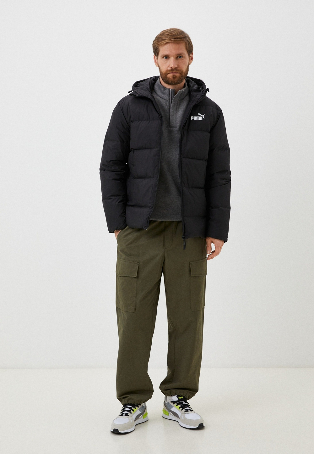 Пуховик мужской Puma Hooded Down Puffer